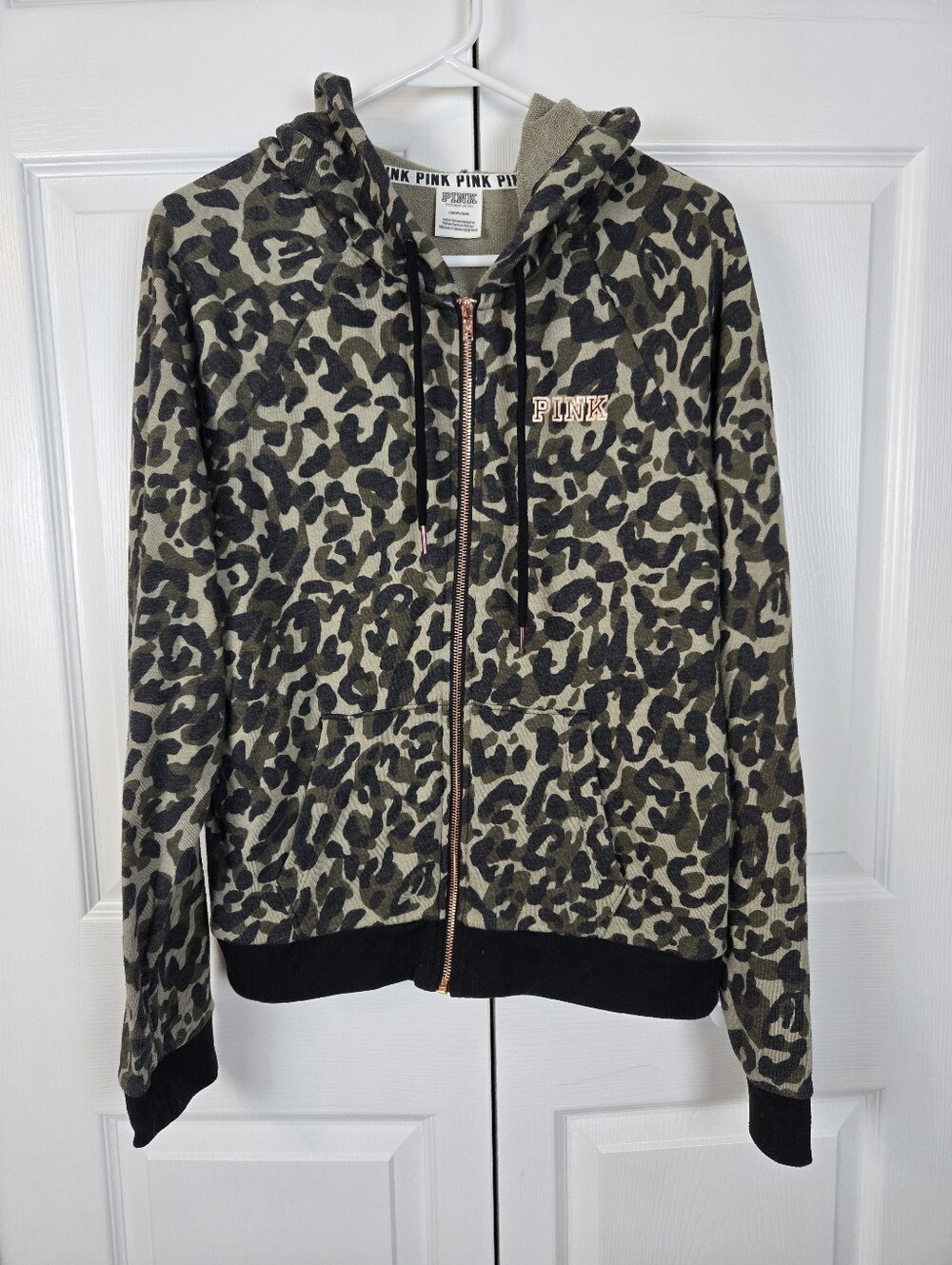 Victoria's Secret PINK Camo Full-zip Hoodie